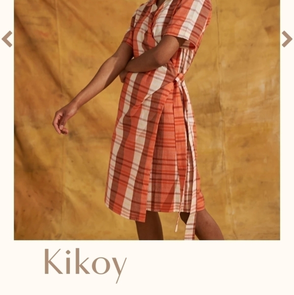 Kenyan Cotton Summer Wrap Dress - Picture 1 of 11